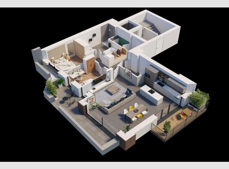 Apartment for sale 3 bedrooms in Luxembourg (LU) - Ref. 7118235
