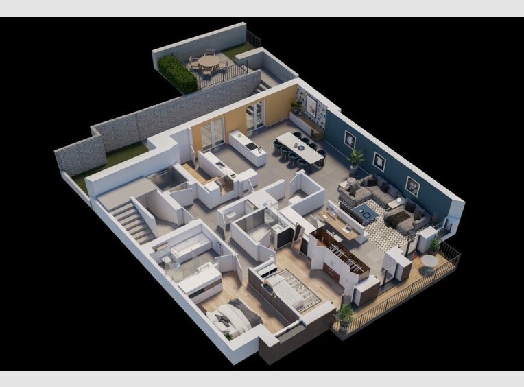 Apartment for sale 3 bedrooms in Luxembourg (LU) - Ref. 7118235