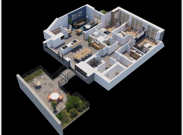 Apartment for sale 3 bedrooms in Luxembourg (LU) - Ref. 7118235