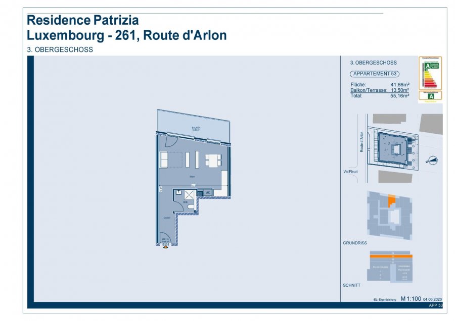 Studio à vendre à Luxembourg-Belair