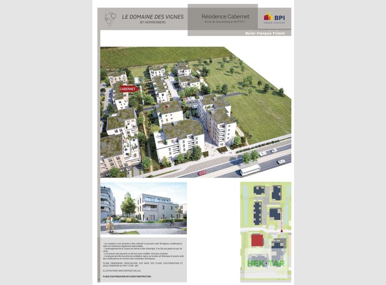 Penthouse for sale 3 bedrooms in Mertert (LU) - Ref. 6644659
