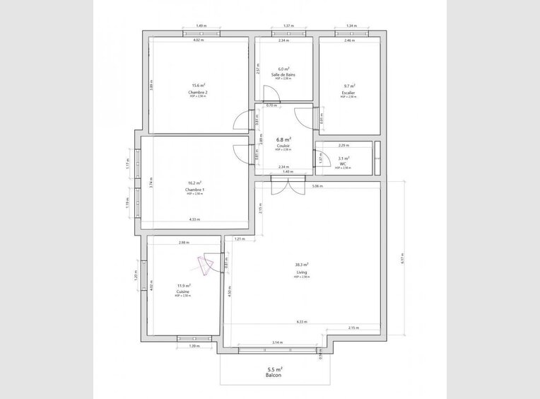 Wohnung zum Kauf 2 Zimmer in Dudelange (LU) - Ref. 6584243