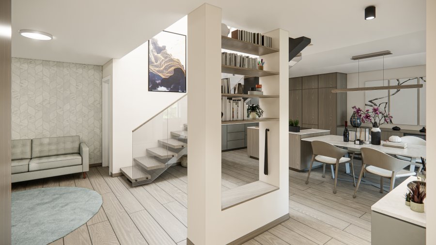 Duplex à vendre 2 chambres à Bastendorf