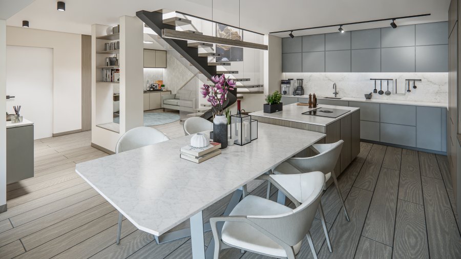 Duplex à vendre 2 chambres à Bastendorf