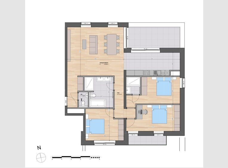 Appartement à vendre 3 Chambres à Ettelbruck (LU) - Réf. 7089684