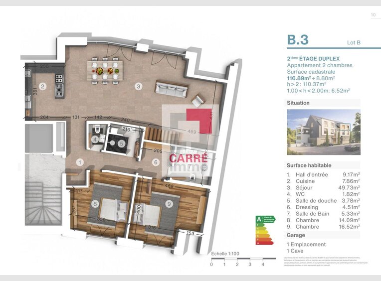 Duplex for sale 2 bedrooms in Luxembourg (LU) - Ref. 6855460