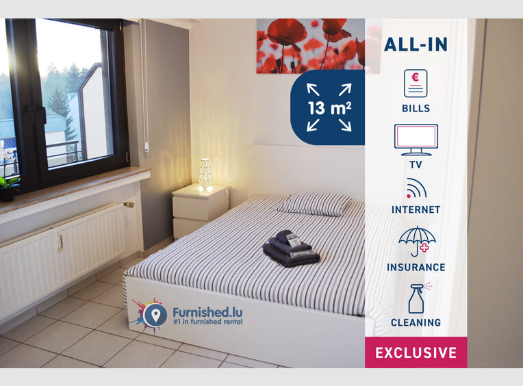 Schlafzimmer zur Miete in Luxembourg (LU) - Ref. 7182148