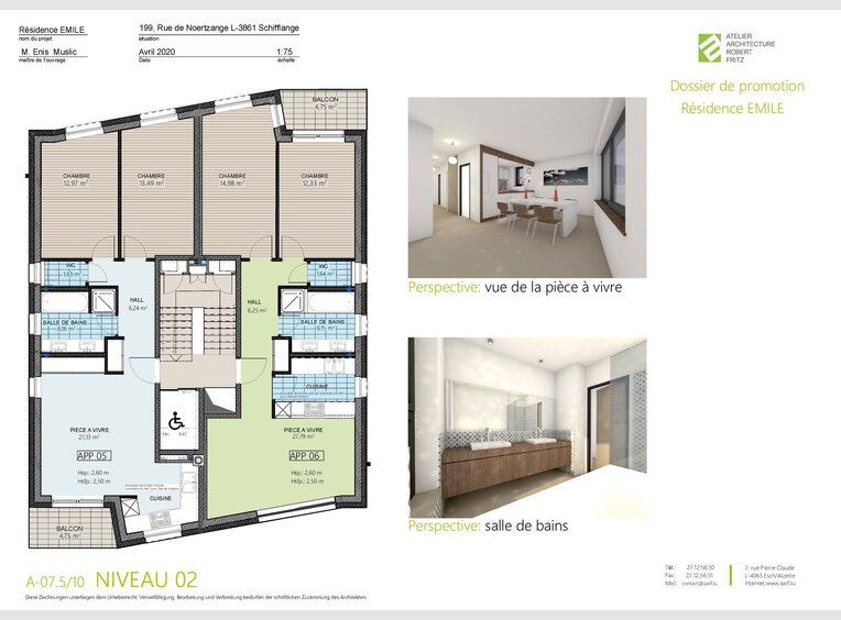 Wohnung zum Kauf 2 Zimmer in Schifflange (LU) - Ref. 6680660
