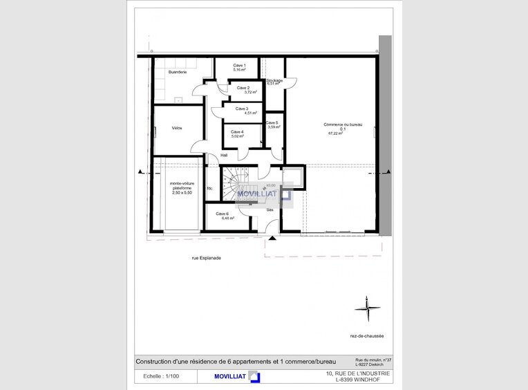 Bureau à vendre à Diekirch - Réf. 5739364