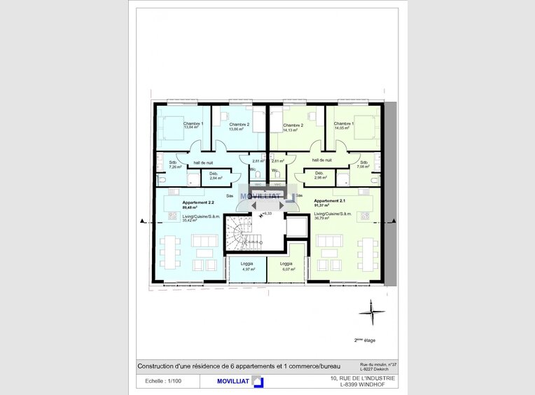 Bureau à vendre à Diekirch - Réf. 5739364