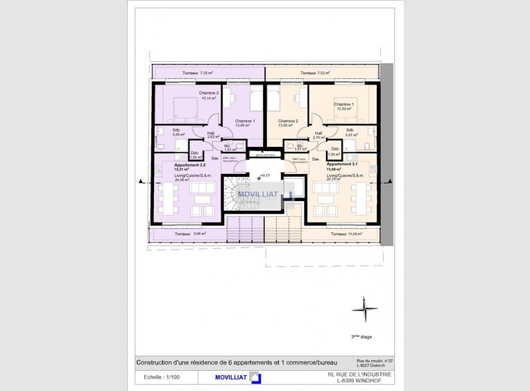Bureau à vendre à Diekirch - Réf. 5739364