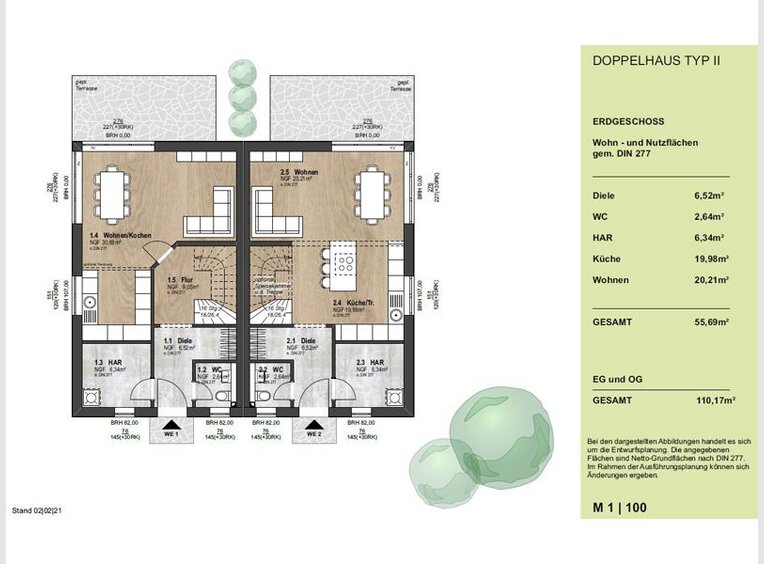 Semi-detached house for sale 4 rooms in Berlin (DE) - Ref. 7138180
