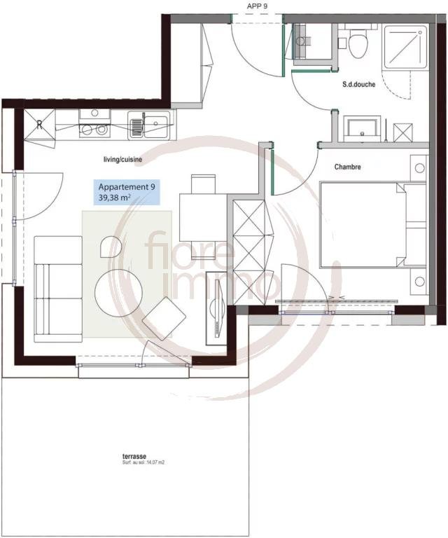 Apartment to let 1 bedroom in Luxembourg-Kirchberg