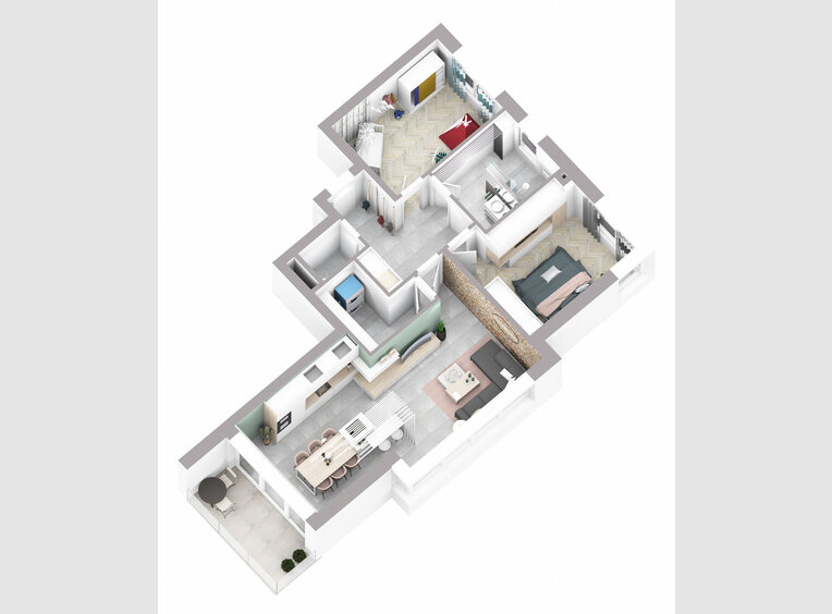 Apartment for sale 2 bedrooms in Weiswampach (LU) - Ref. 6731684