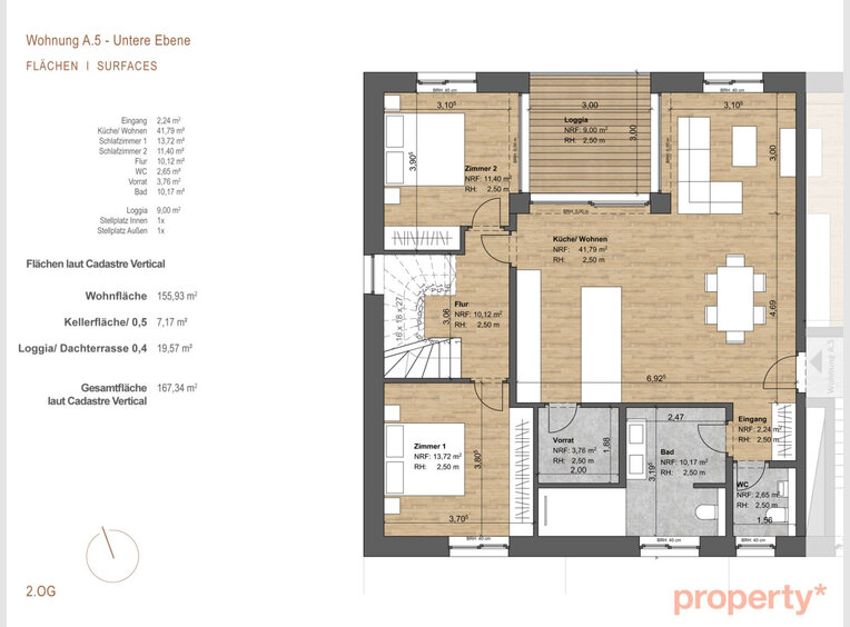 Penthouse-Wohnung zum Kauf 3 Zimmer in Michelau (LU) - Ref. 6789540