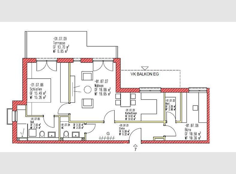 Appartement à vendre 3 Pièces à Trier (DE) - Réf. 7160244