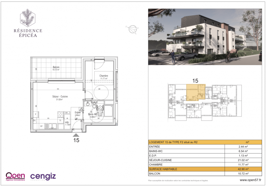 Appartement en vente à Aumetz