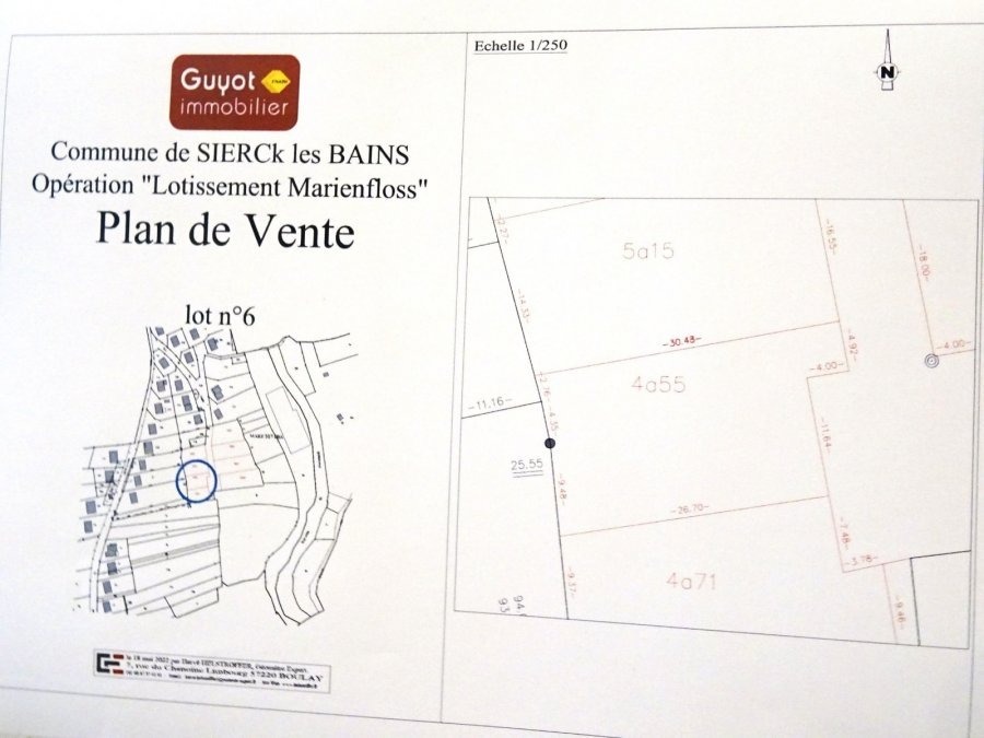 Terrain constructible à vendre à Sierck-les-Bains