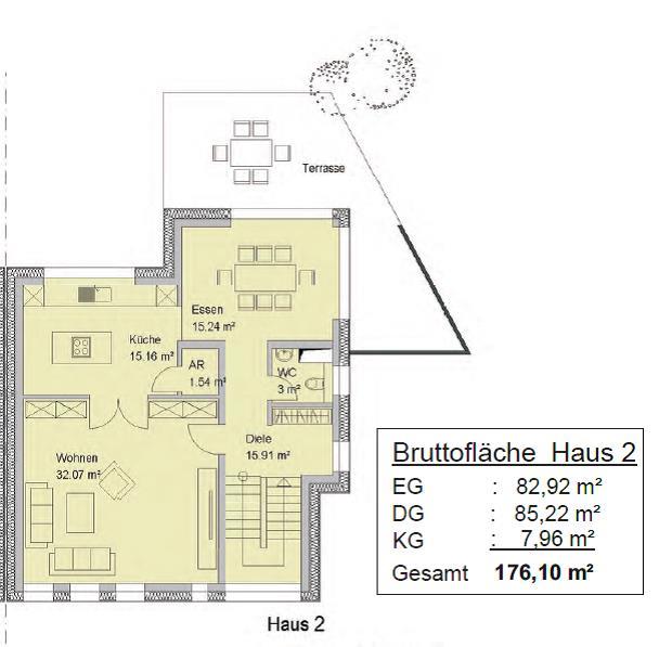 Maison jumelée à vendre 3 chambres à Beaufort