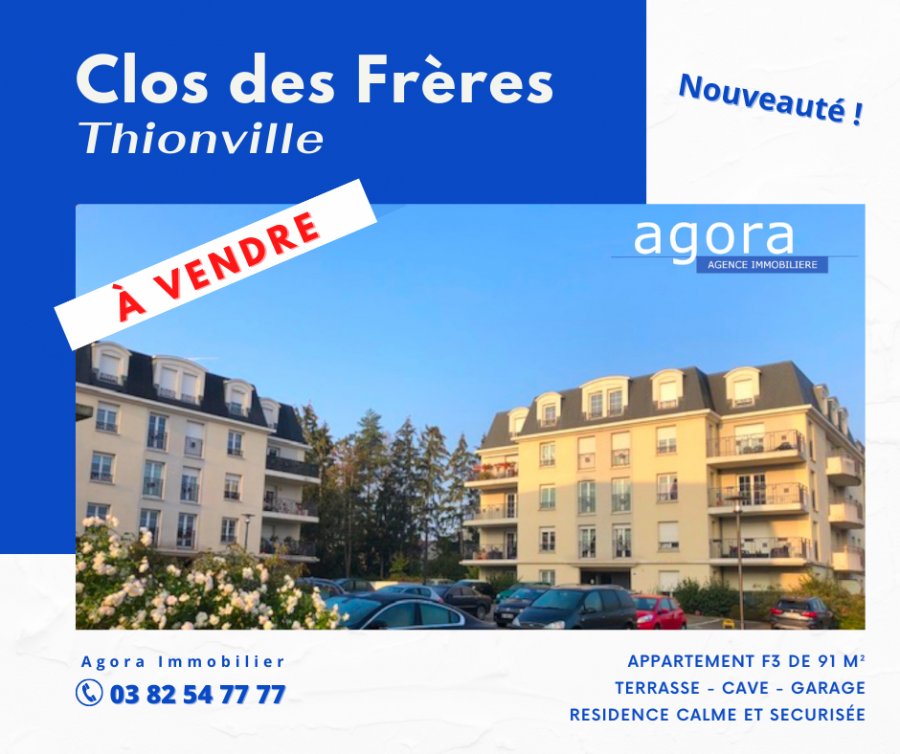 Appartement à vendre F4 à Thionville