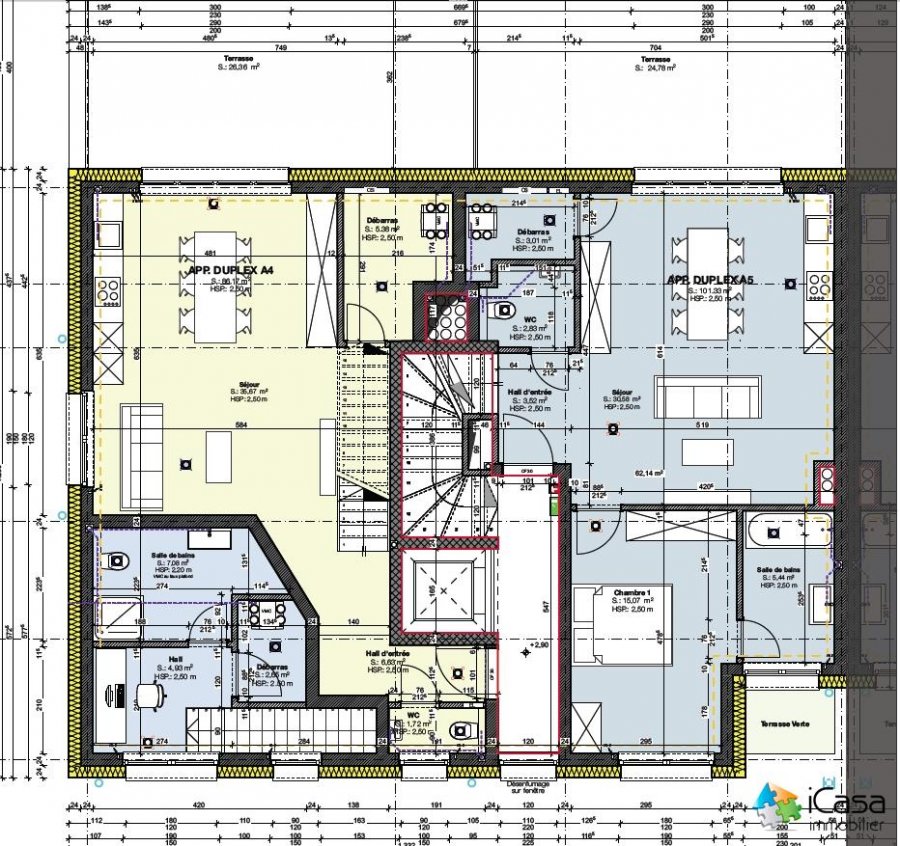Appartement à vendre 2 chambres à Moestroff