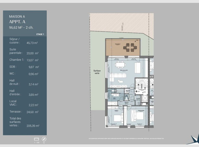 Apartment for sale 2 bedrooms in Junglinster (LU) - Ref. 7143765