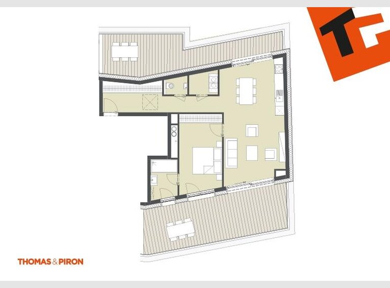 Penthouse-Wohnung zum Kauf 1 Zimmer in Schifflange (LU) - Ref. 6430309