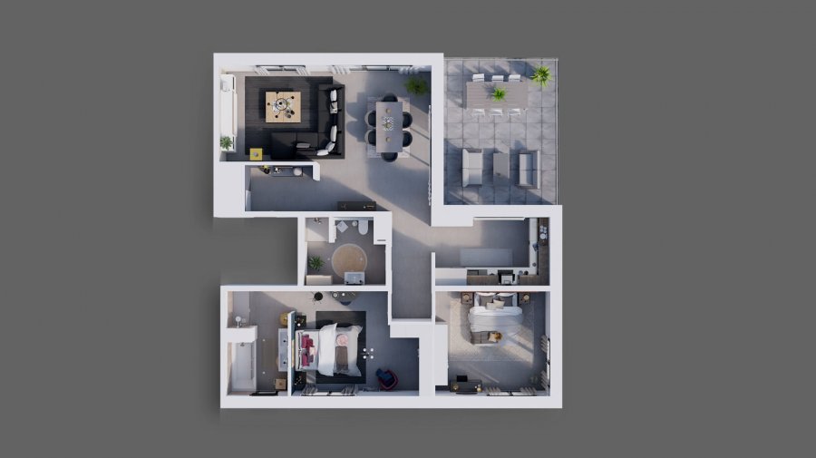 Appartement à vendre 2 chambres à Mondercange