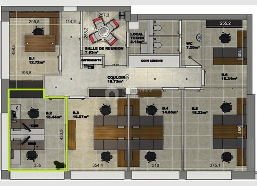 Bureau à louer à Weiswampach (LU) - Réf. 7283349