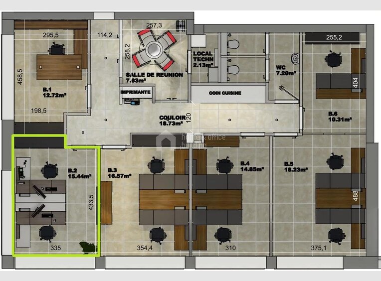 Bureau à louer à Weiswampach (LU) - Réf. 7283349
