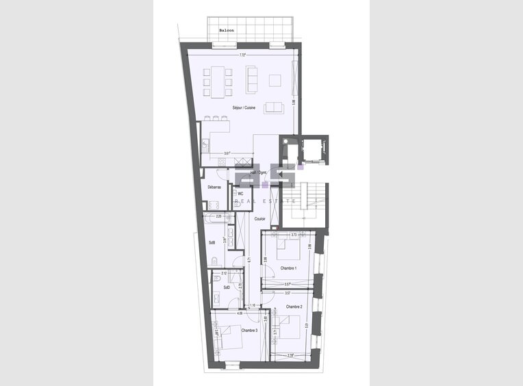 Appartement à vendre 3 Chambres à Mondercange (LU) - Réf. 6735541