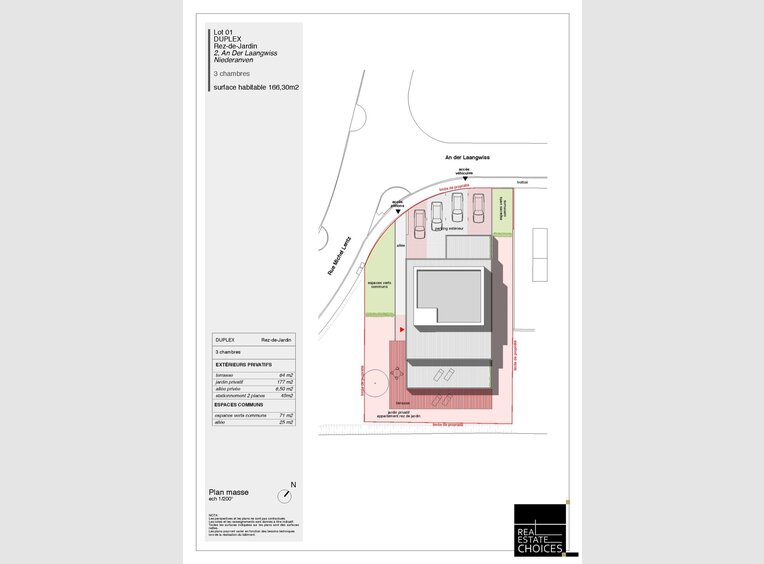Penthouse à vendre 3 Chambres à Niederanven (LU) - Réf. 6624453