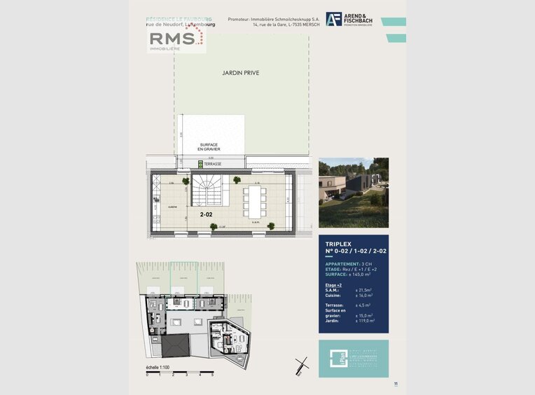 Apartment for sale 3 bedrooms in Luxembourg (LU) - Ref. 6492917