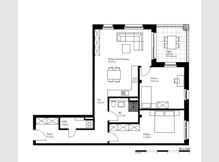 Appartement à vendre 3 Pièces à Trier (DE) - Réf. 7162101