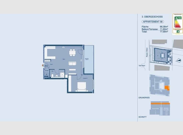 Appartement à vendre 1 Chambre à Luxembourg (LU) - Réf. 6810869
