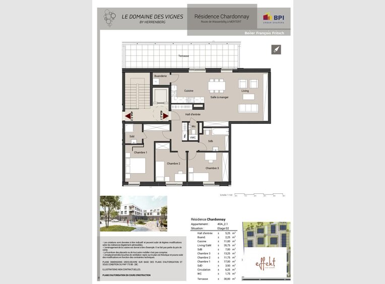 Penthouse-Wohnung zum Kauf 3 Zimmer in Mertert (LU) - Ref. 6553333
