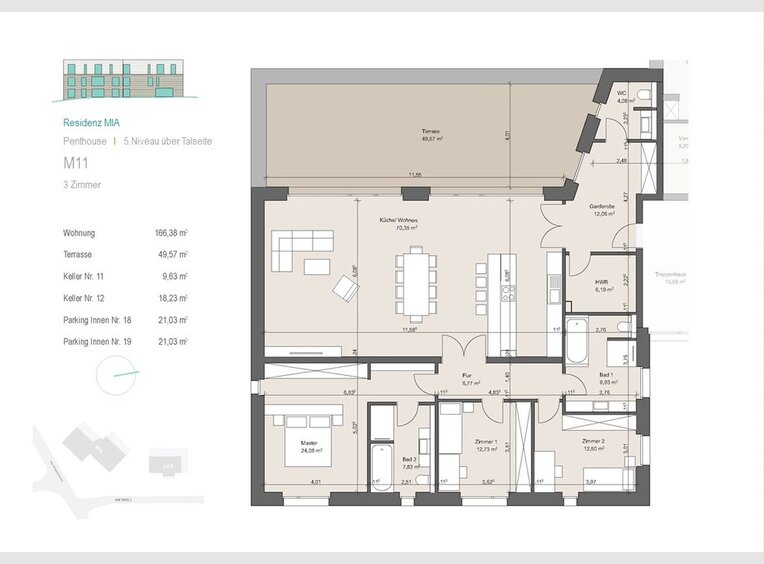 Appartement à vendre 3 Chambres à Michelau (LU) - Réf. 6451974