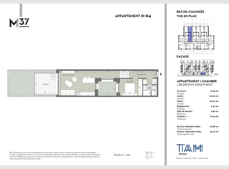 Appartement à vendre 1 Chambre à Luxembourg (LU) - Réf. 6993686