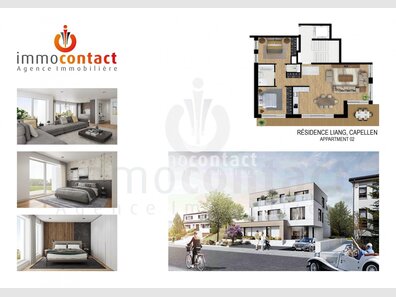 Apartment for sale 2 bedrooms in Capellen - Ref. 7417446