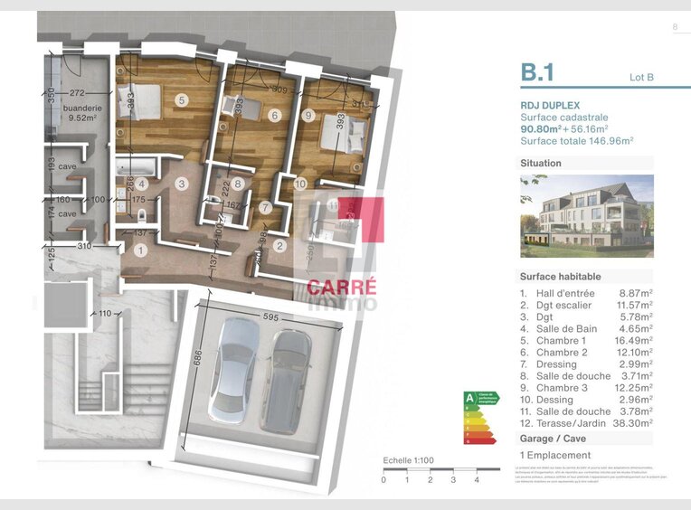 Duplex for sale 3 bedrooms in Luxembourg (LU) - Ref. 6859382