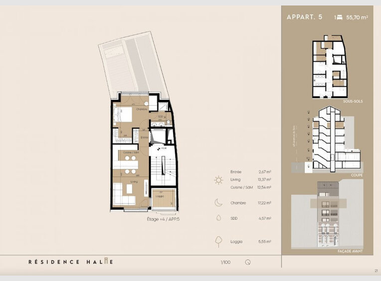 Apartment for sale 1 bedroom in Luxembourg (LU) - Ref. 7082118