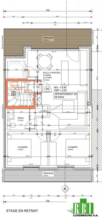 Wohnung zu kaufen 2 Schlafzimmer in Luxembourg-Belair
