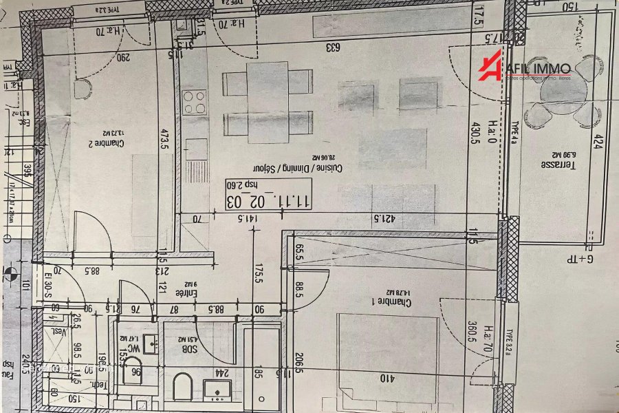 Appartement à vendre 2 chambres à Differdange