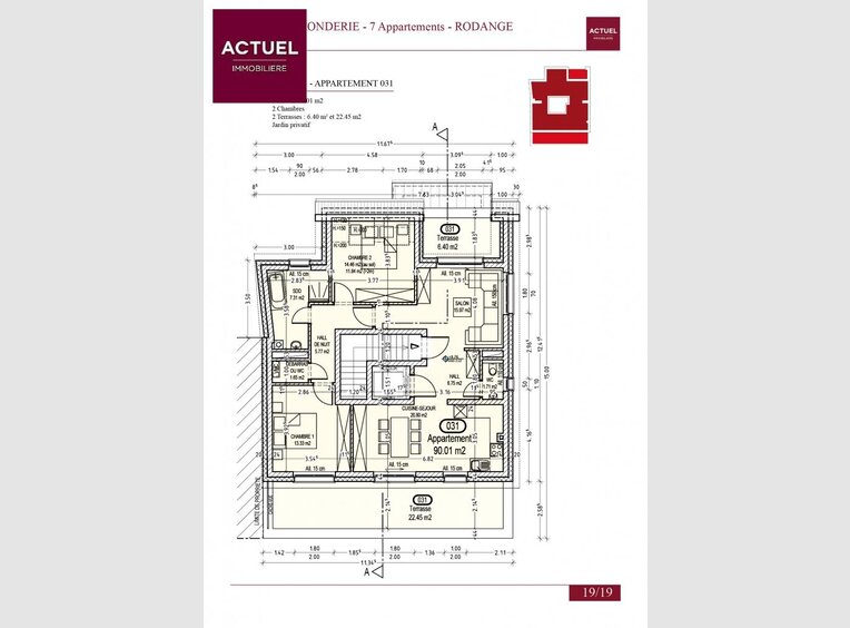Penthouse à vendre 2 Chambres à Rodange (LU) - Réf. 6090406