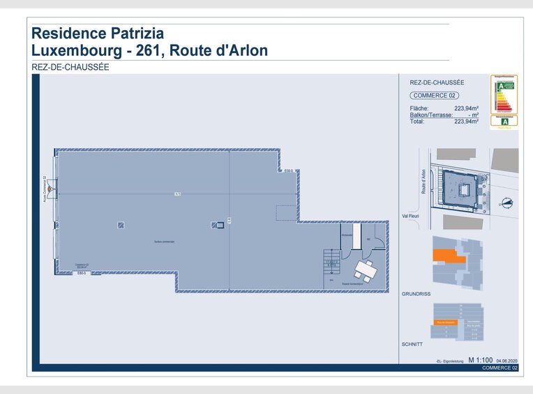 Local commercial à vendre à Luxembourg (LU) - Réf. 6816198