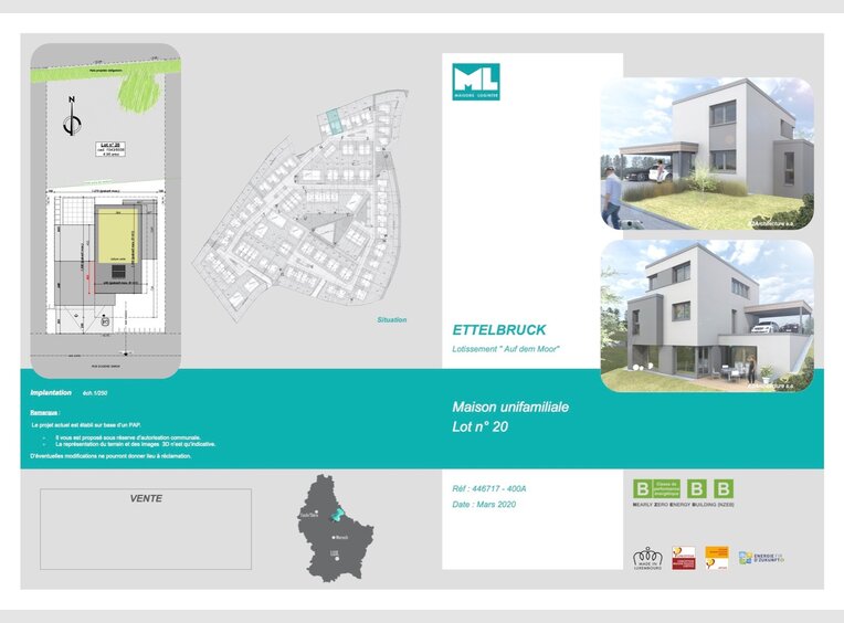 Einfamilienhaus zum Kauf 4 Zimmer in Ettelbruck (LU) - Ref. 6722758