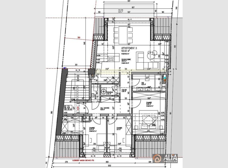 Penthouse-Wohnung zum Kauf 3 Zimmer in Rodange (LU) - Ref. 6617046