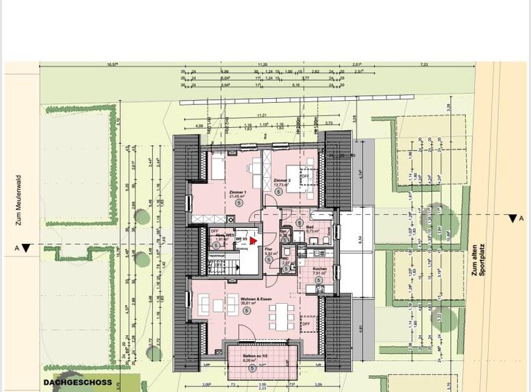 Penthouse-Wohnung zum Kauf 3 Zimmer in Schweich - Ref. 7258102