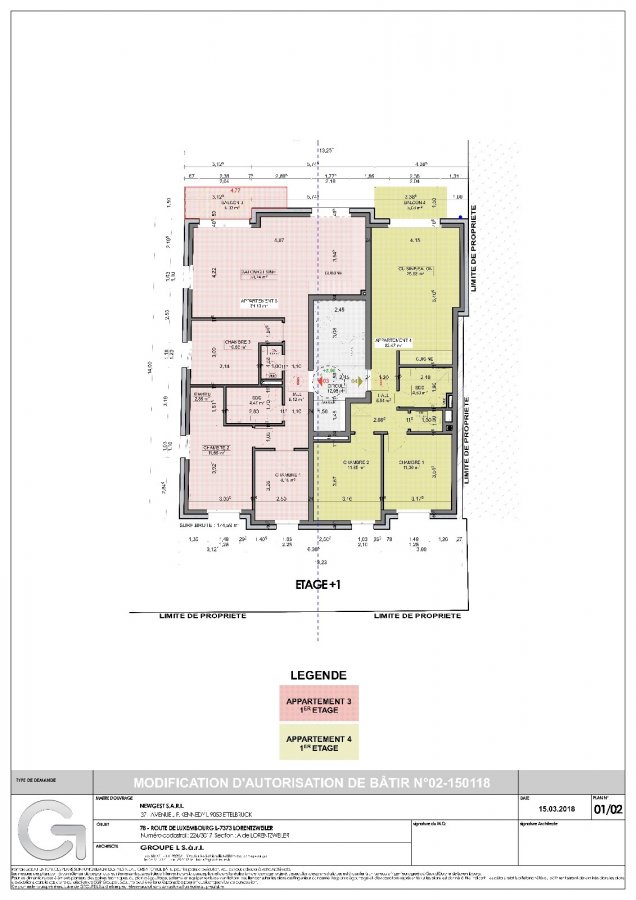 Appartement à vendre 3 chambres à Lorentzweiler