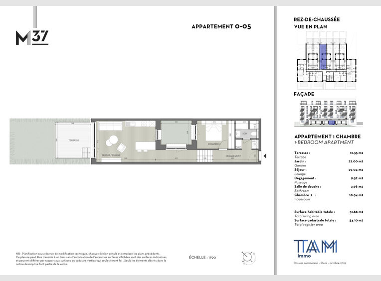 Apartment for sale 1 bedroom in - Ref. 6993687